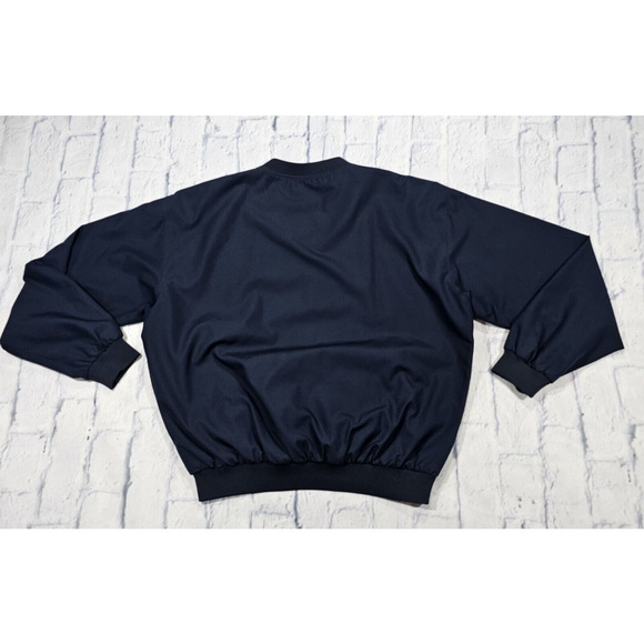 Jos A Bank MENS SIZE S Windbreaker Navy Blue Golf Apparel Leadbetter - Picture 8 of 10